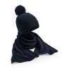 Gift set - MOD. B401:Navy Fleck, 50% viscose / 30% polyester / 20% nylon, One Size